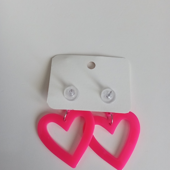 Fashion Jewelry Heart Dangle Earrings - Picture 5 of 5